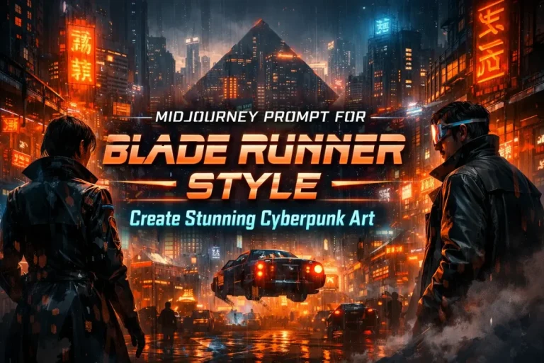 Midjourney Prompt for Blade Runner Style
