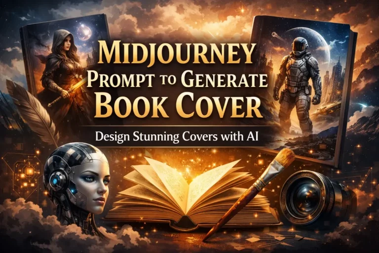 Midjourney Prompt to Generate Book Cover