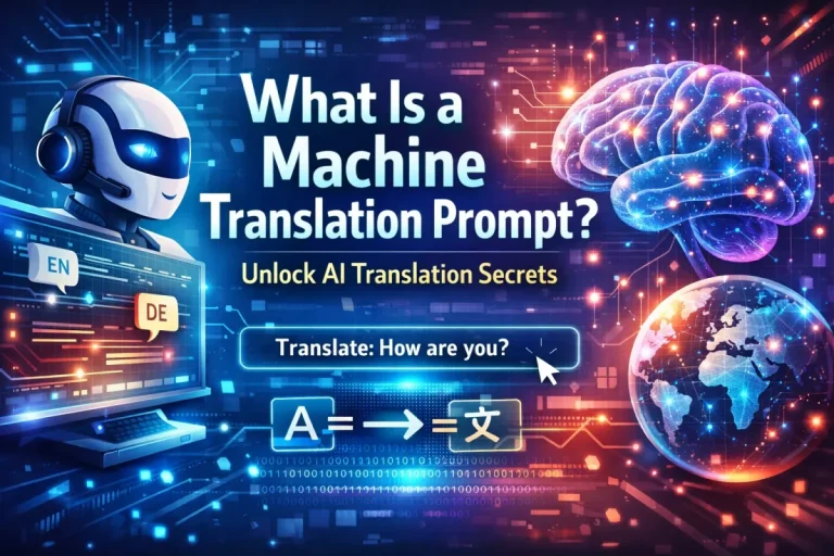 What Is a Machine Translation Prompt