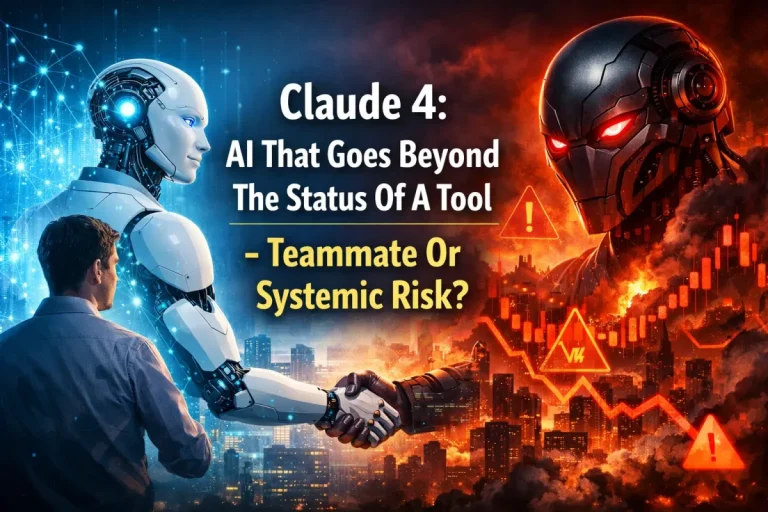 Claude 4 - AI That Goes Beyond The Status Of A Tool - Teammate Or Systemic Risk?