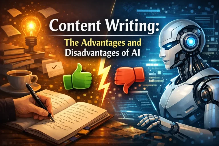 Content writing: The advantages and disadvantages of AI