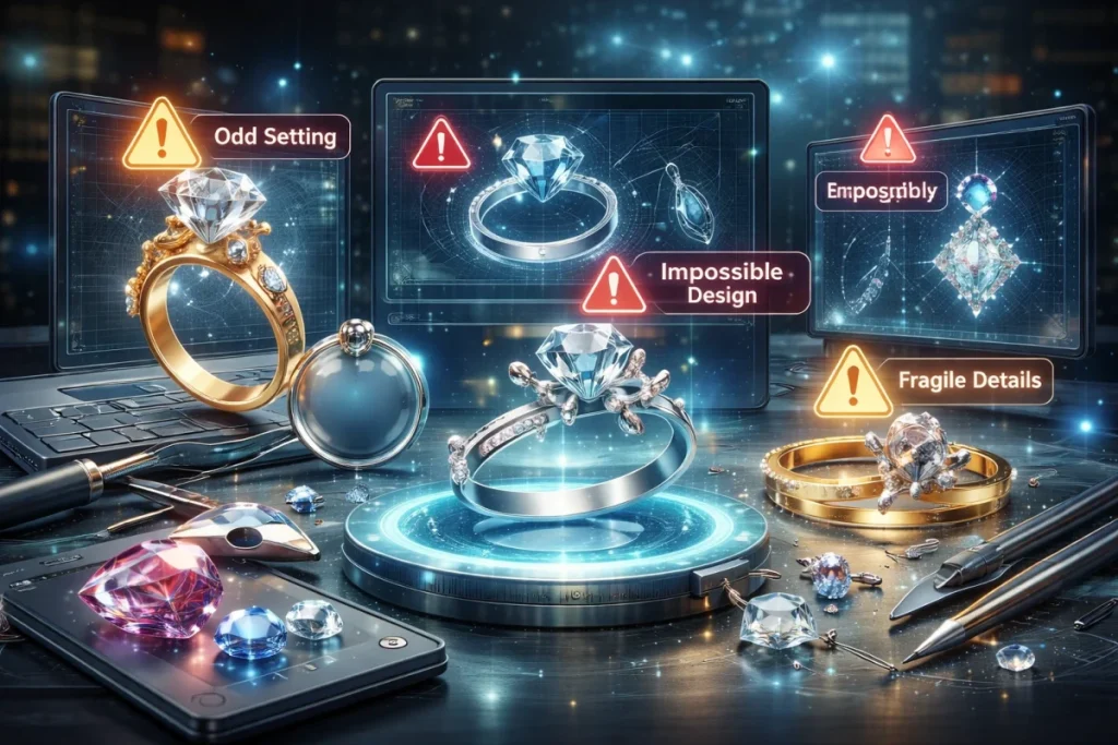 Common Problems With AI-Generated Jewelry Designs