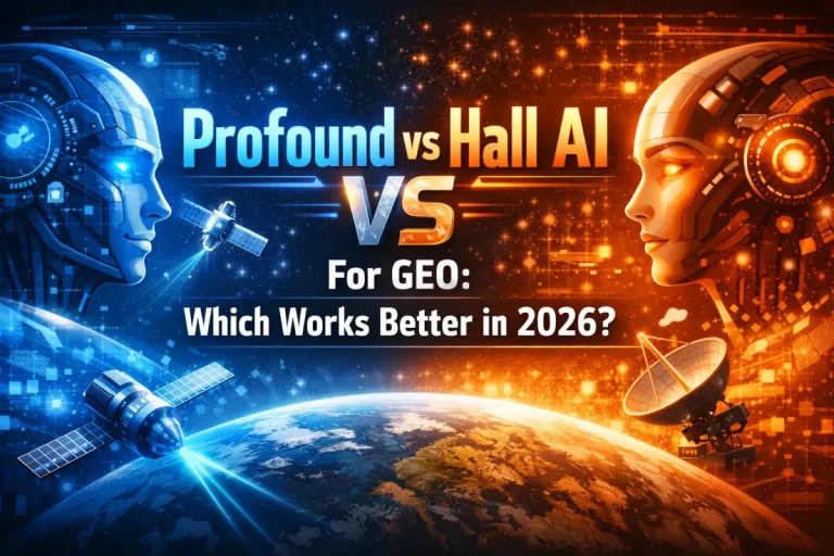 Profound vs Hall AI For GEO: Which Works Better in 2026?
