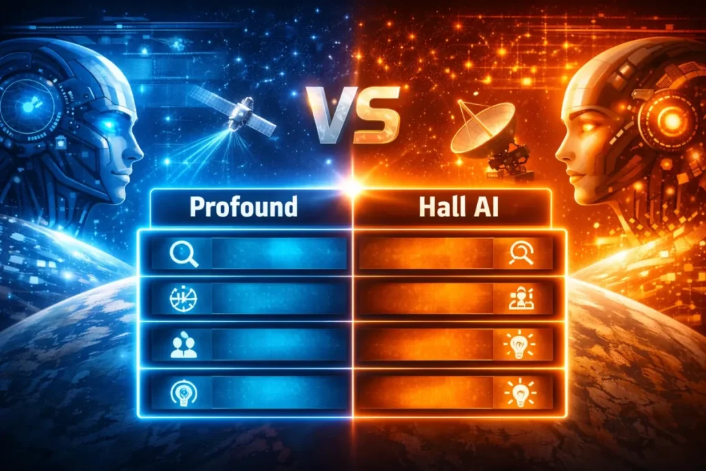 Profound vs Hall AI for GEO: Quick Comparison Table