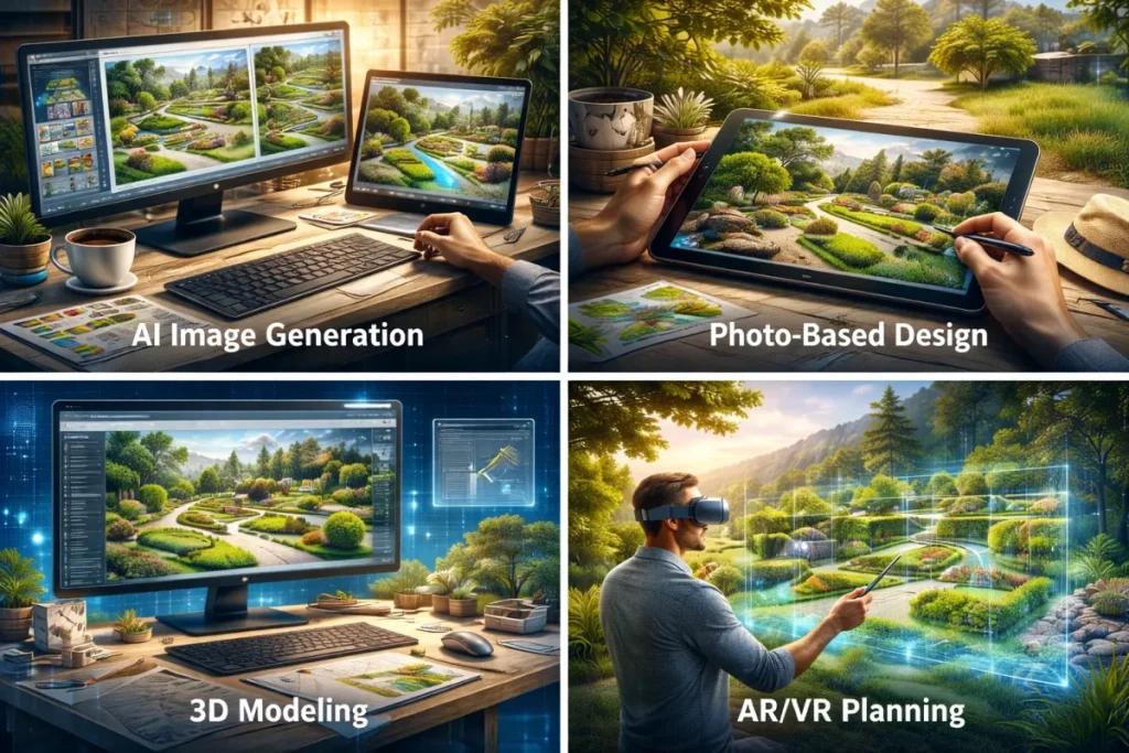 Types of AI Landscape Design Tools