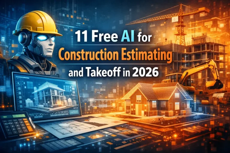 11 Free AI for Construction Estimating and Takeoff in 2026