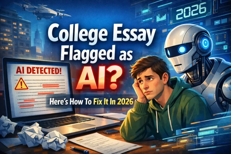 College Essay Flagged as AI? Here's How To Fix It In 2026