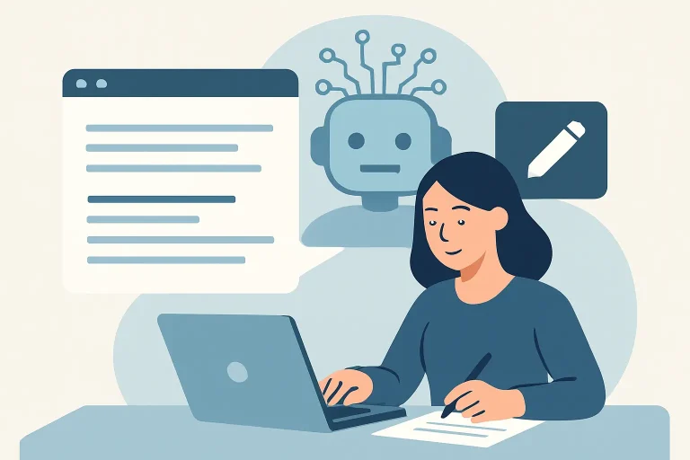 ai writing workflow for bloggers