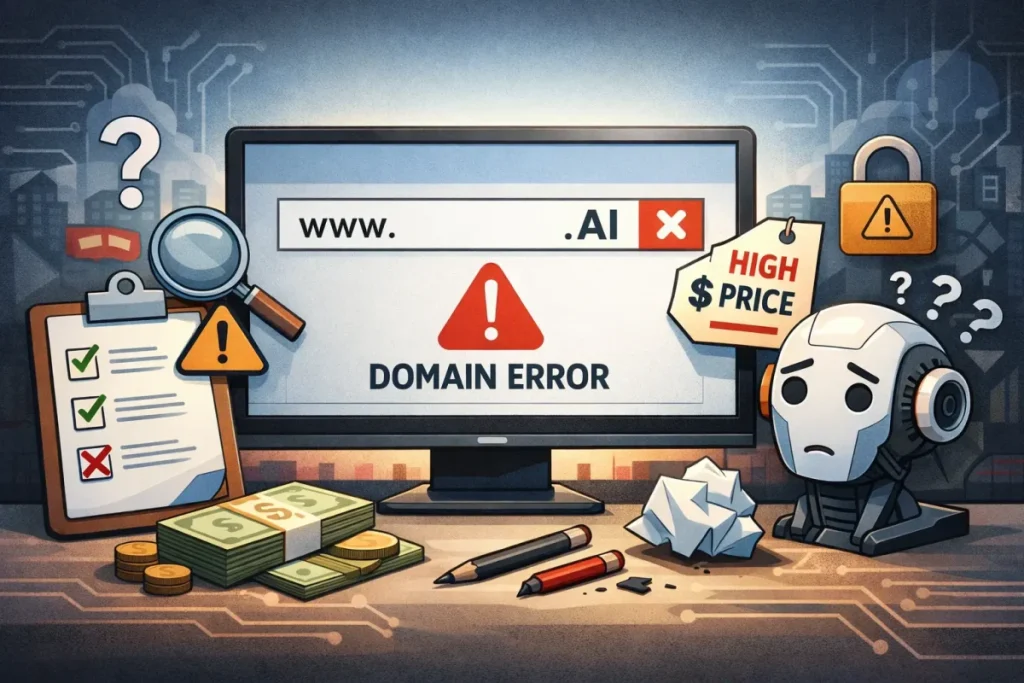 Common Mistakes When Buying AI Domains