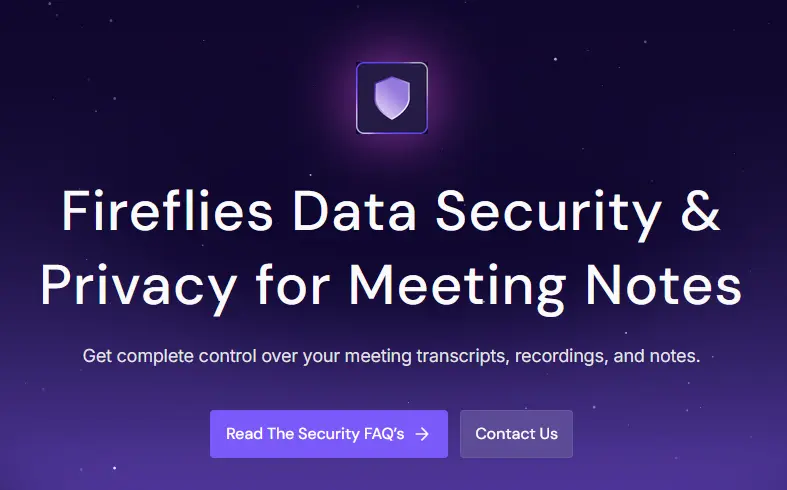 Fireflies AI Security Measures