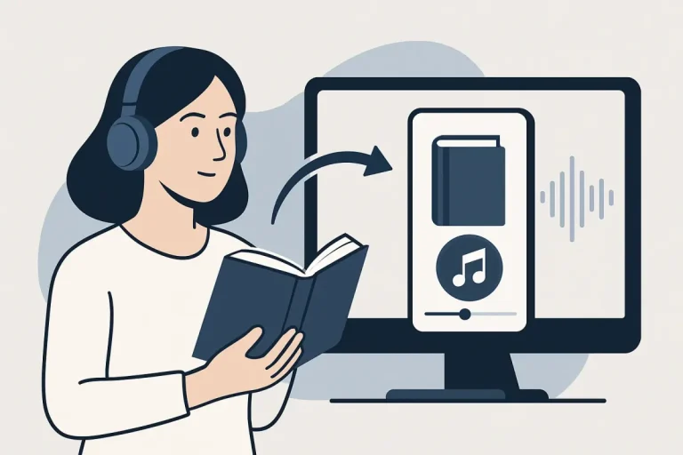 Turn a Book Into an Audiobook With AI