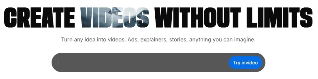 InVideo User Interface